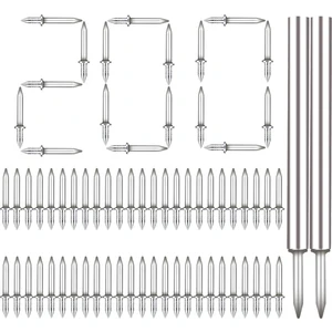 200 Adet Süpürgelik Dikişsiz Çivi Çift Başlı Vida Manşon Aleti ile (Yurt Dışından)