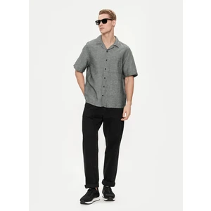 Calvin Klein Slim Fit Düğmeli Yaka Siyah Erkek Gömlek K10K109521BEH