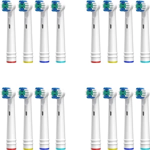 24sat 16'Li Elektrikli ve Şarjlı Diş Fırçası Kafası Oral B ile Uyumlu