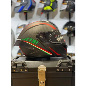 Karbon Desenli Çene Açılır