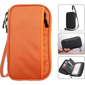 Unisex Su Geçirmez Çok Amaçlı Seyehat Pasaport Çok Gözlü Organizer Çanta AL4863Y