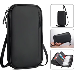 Unisex Su Geçirmez Çok Amaçlı Seyehat Pasaport Çok Gözlü Organizer Çanta AL4863Y