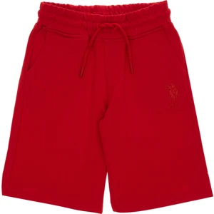 U.s. Polo Assn. Erkek Çocuk Kırmızı Şort (Örme) 50306515-VR030