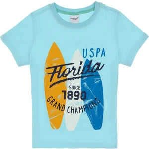 U.s. Polo Assn. Erkek Çocuk Aqua Tişört 50307199-VR007