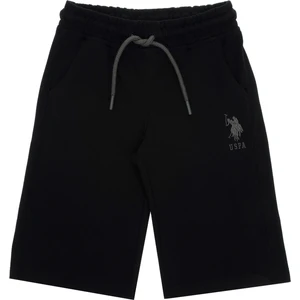 U.s. Polo Assn. Erkek Çocuk Siyah Şort (Örme) 50298078-VR046