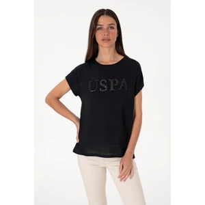 U.s. Polo Assn. Kadın Siyah Tişört 50300777-VR046