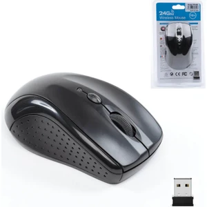 Kablosuz Mouse - WZ-802 1600 Dpı 6 Tuşlu - Ergonomik ve Güç Tasarruflu Tasarım - Siyah