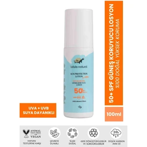 %100 Doğal 50+ Spf Yüksek Korumalı Çocuk Bade Natural Güneş Koruyucu Losyon Mineral Filtreli 100 ml