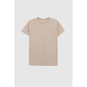 Ds Damat Comfort Fit Bej %100 Pamuk T-Shirt 6HC14ORT02005