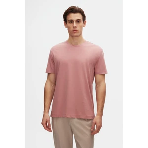 Ds Damat Comfort Fit Pembe %100 Pamuk T-Shirt 6HC14ORT02005