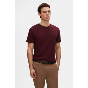 Ds Damat Comfort Fit Mürdüm %100 Pamuk T-Shirt 6HC14ORT02005