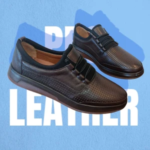 Delikli Deri Hava Alan Yazlık Ortapedik Spor Casual Sneaker Ayakkabı