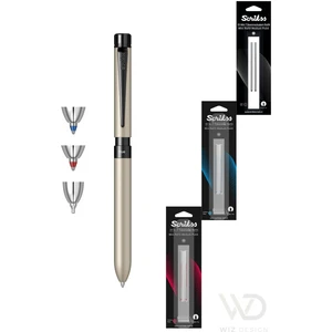 83 Trıo Sport Multifonksiyon Bej (Tükenmez Kalem Mavi ve Kırmızı & Versatil) + Yedek Hediyeli