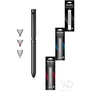 83 Trıo Sport Multifonksiyon Siyah (Tükenmez Kalem Mavi ve Kırmızı & Versatil) + Yedek Hediyeli