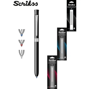 - WizDesign 93 Trıo Multifonksiyon Siyah (Tükenmez Kalem Mavi ve Kırmızı & Versatil) + Yedek Hediyeli