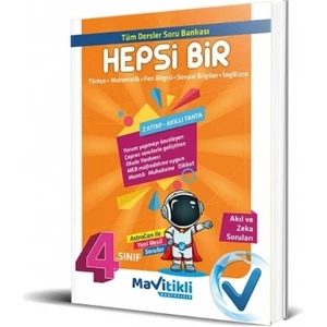 Mavitikli Çocuk 4.sınıf Tüm Dersler Soru Bankası "hepsi Bir"