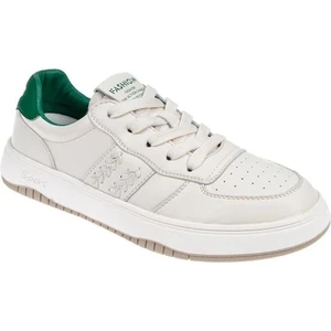 23KZ Log Bej-Yeşil Kadın Günlük Sneakers