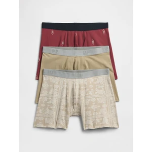 Erkek Çok Renkli 3'lü Brief Boxer Seti