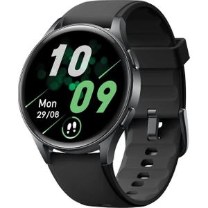 Tempus Pro 36MM Amoled Ekranlı Yuvarlak Alüminyum Kasa Akıllı Saat Siyah