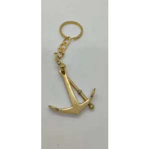 Pirinç Admiraltı Çıpa Anahtarlık (8cm)