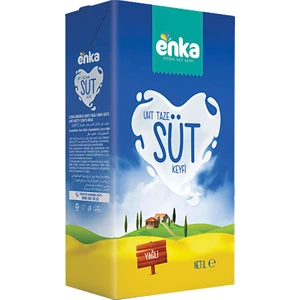 Enka Süt Yağlı Uht Süt 12 x 1 lt