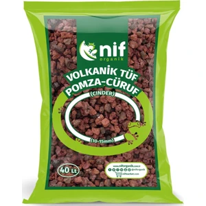 Nif Organik 40 Lt Volkanik Tüf 10-15 mm Pomza - Cüruf - Lav Taşı