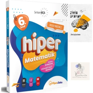 Hiperzeka 6.sınıf Matematik Konu Anlatım KİTABI+ZİHİNDENEME-SSSK565