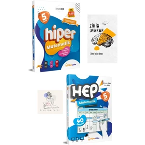 Hiper Zeka Yayınları Hiperzeka 5.sınıf Matematik Konu Anlatım ve Hep Haftalık DENEME+ZİHİNDENEME-SSSK346