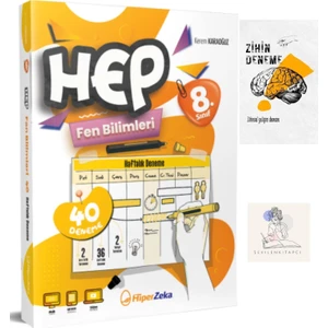 Hiperzeka 8.sınıf Fen Bilimleri Hep Haftalık DENEME+ZİHİNDENEME-SS-SK1340