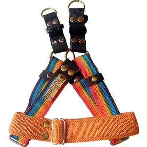 Köpek göğüs tasması küçük ve orta ırk yumuşak renkli kolon hakiki deri kapamalı genişlik:2,5cm göğüs ölçüsü:40-65cm ayarlamalı dog harness GT3-7