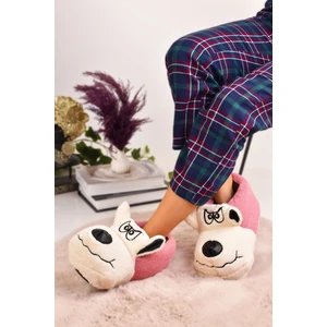 Sevimli Köpek Figürlü Unisex Hayvanlı Panduf