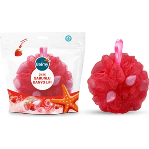 Çilek Sabunlu Banyo Lifi