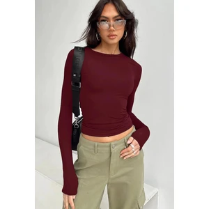 Bisiklet Yaka Basic Uzun Kollu Body