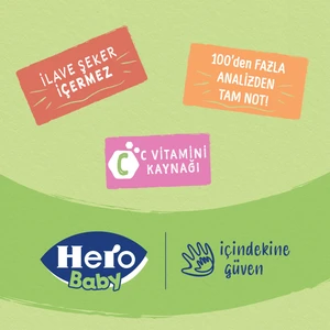 Hero Baby Karışık Meyveli Yulaflı Kavanoz Mama 120g x12