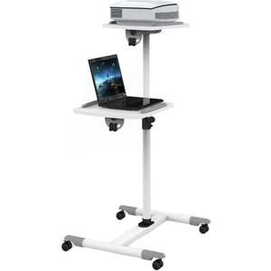 COD-SP10 2 Tablalı Tekerlekli 110 Cm Projeksiyon Notebook Sehpası Standı