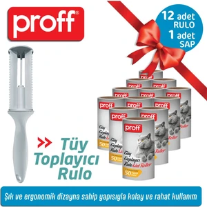Tüy Toplayıcı 12 Li Yedek Rulo Aparat (12X50 = 600 Yaprak)