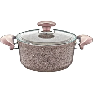Collection - 3110 - 2 Parça Biogranit 24x12 Cm - 4,3 Litre Derin Tencere Sütlü Kahve Rengi