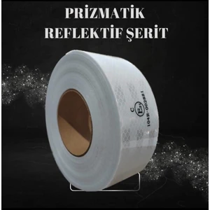 50 Metre Beyaz Tüvtürk Uyumlu Reflektif Şerit Reflektör