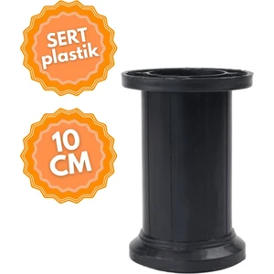 Jumbo Ayarlanabilir Siyah 10 cm Plastik Mobilya Ayağı, Lüks Metal Mobilya Ayak, Koltuk, Dolap, Şifonyer Ayak