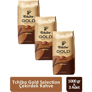 Gold Selection Çekirdek Kahve 1000 gr x 3 Adet