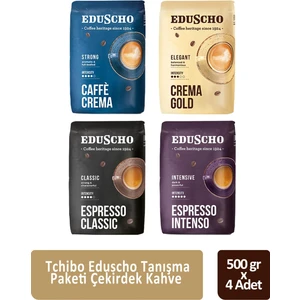 Eduscho Çekirdek Kahve Tanışma Paketi 500 gr x 4 Adet
