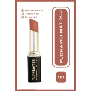 Golden Rose Pure Matte Powder Lipstick No: 121 - Pudralı Mat Ruj