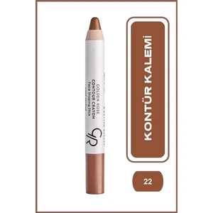Golden Rose Contour Crayon No: 22 Deep Brown - Kontür Kalemi - 8691190694524