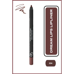 Golden Rose Dream Lips Dudak Kalemi - Rose Brown, Suya Dayanıklı ve Uzun Süre Kalıcı, 1 Adet