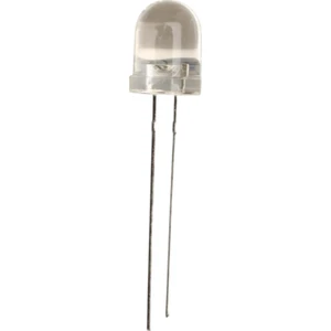 8mm Turuncu Şeffaf LED - 50 Adet