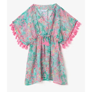 Genç Kız Bali Çok Renkli Kaftan