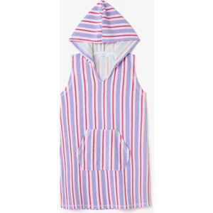 Kız Çocuk Çizgili Havlu Kaftan