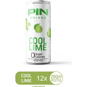 Cool Lime - Şekersiz & Kalorisiz 250 ml x 12 Adet Ice Tea