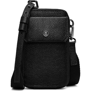 Erkek Siyah Deri Çapraz Çanta 25SBD3300FT