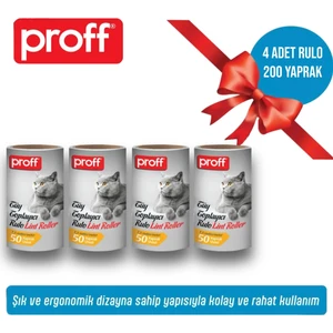 Tüy Toplayıcı 4’li Yedek Rulo  (4X50 = 200 Yaprak)